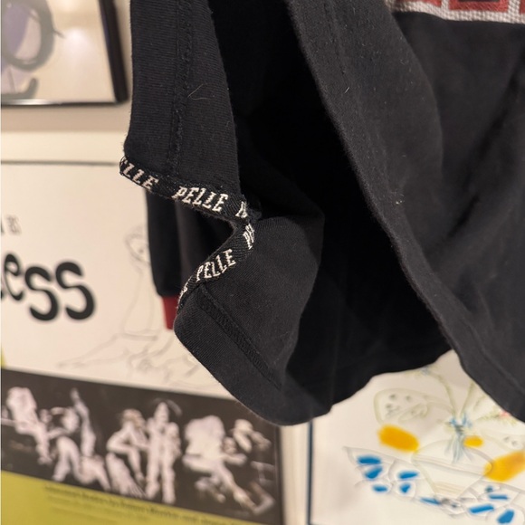 Pelle Pelle Black and Burgundy Rugby Shirt - size XL - Picture 8 of 15